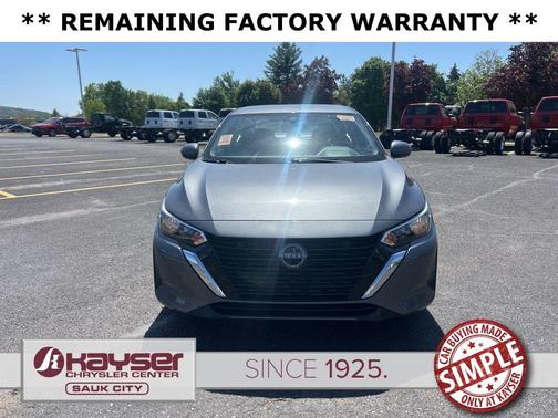 Gun Metallic 2025 Nissan Sentra SV