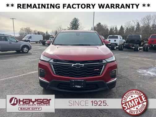 Radiant Red Tintcoat 2023 Chevrolet Traverse RS