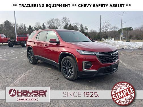 Radiant Red Tintcoat 2023 Chevrolet Traverse RS