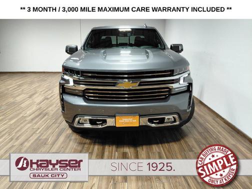 Satin Steel Metallic 2019 Chevrolet Silverado 1500 High Country