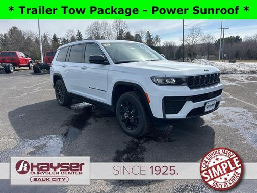 Bright White Clearcoat 2026 Jeep Grand Cherokee L Altitude