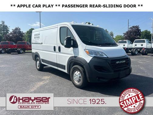 Bright White Clearcoat 2023 RAM ProMaster 1500 Low Roof