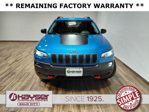 Hydro Blue Pearlcoat 2022 Jeep Cherokee Trailhawk
