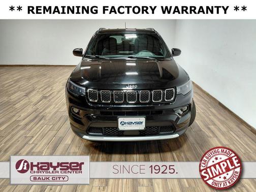 Diamond Black Crystal Pearlcoat 2024 Jeep Compass Limited