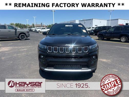 Diamond Black Crystal Pearlcoat 2024 Jeep Compass Limited