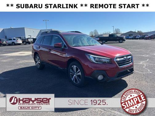 Crimson Red Pearl 2018 Subaru Outback 3.6R Limited