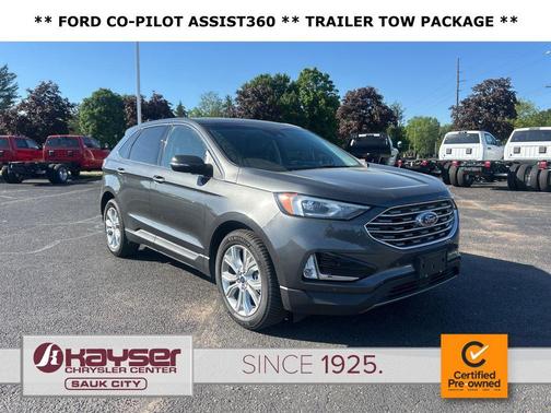 Magnetic Metallic 2020 Ford Edge Titanium