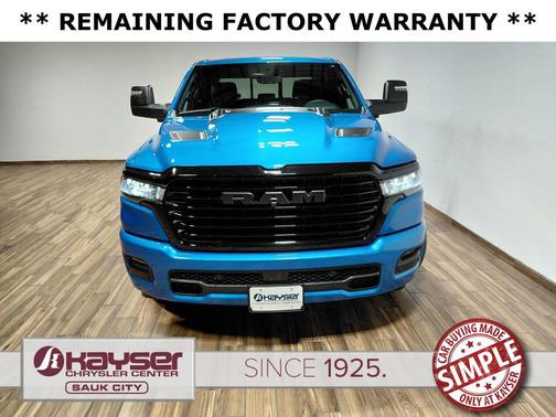 Hydro Blue Pearlcoat 2025 RAM 1500 Laramie