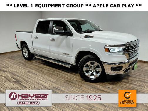 Bright White Clearcoat 2021 RAM 1500 Laramie