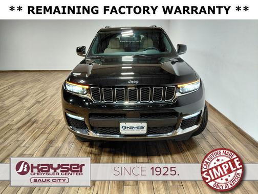 Diamond Black Crystal Pearlcoat 2023 Jeep Grand Cherokee L Limited