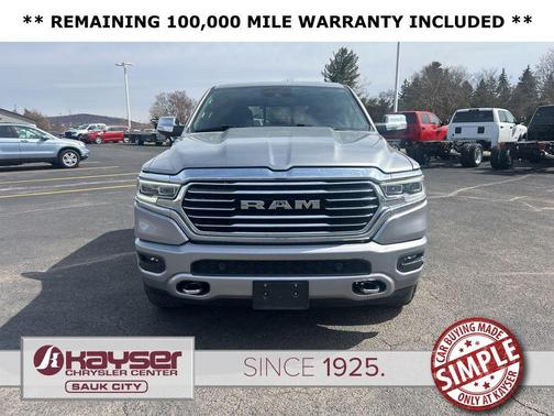 Billet Silver Metallic Clearcoat 2022 RAM 1500 Longhorn