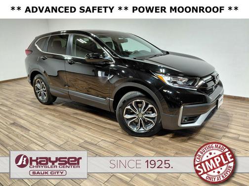 Crystal Black Pearl 2022 Honda CR-V AWD EX-L