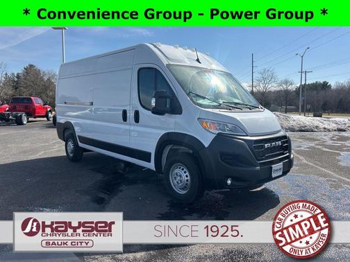 Bright White Clearcoat 2026 RAM ProMaster 2500 Tradesman