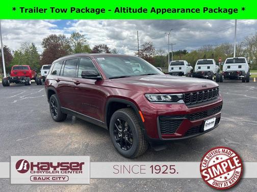 Velvet Red Pearlcoat 2026 Jeep Grand Cherokee L Altitude