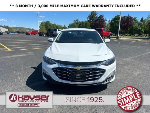 Summit White 2020 Chevrolet Malibu FWD LT