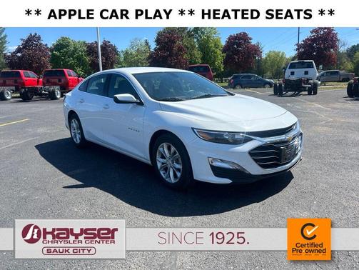 Summit White 2020 Chevrolet Malibu FWD LT