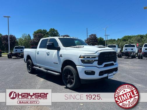 Bright White Clearcoat 2026 RAM 2500 Laramie Crew Cab 4x4 6'4' Box