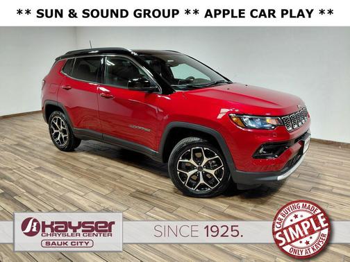 Red Hot Pearlcoat 2025 Jeep Compass Limited