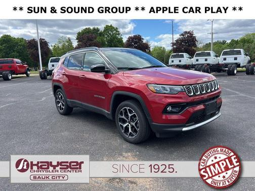 Red Hot Pearlcoat 2025 Jeep Compass Limited