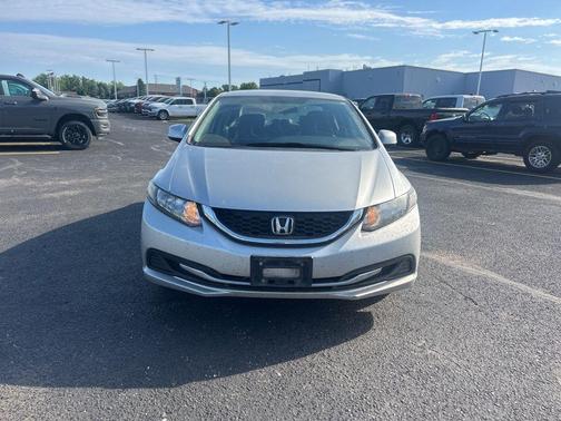 Alabaster Silver Metallic 2013 Honda Civic LX