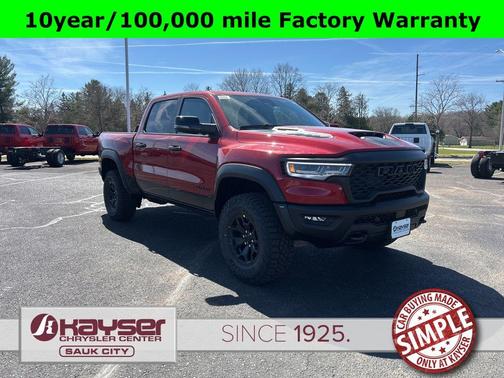 Molten Red Pearlcoat 2026 RAM 1500 RHO Crew Cab 4x4 5'7' Box