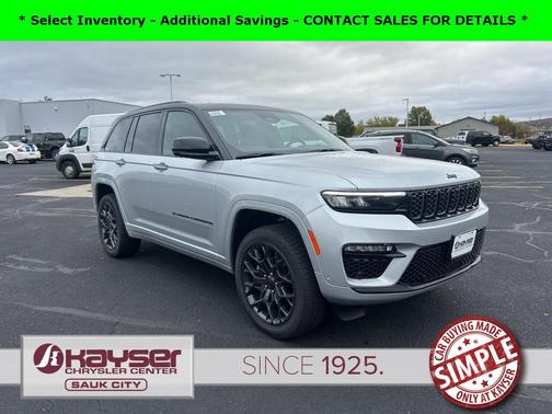 Silver Zynith 2025 Jeep Grand Cherokee Summit SUV