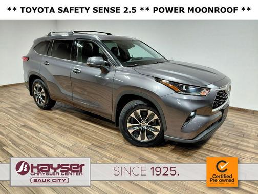Magnetic Gray Metallic 2021 Toyota Highlander XLE