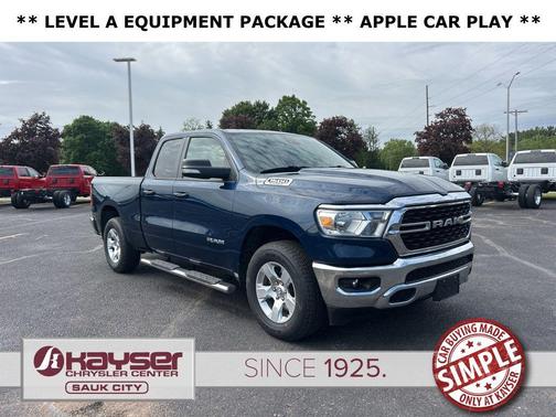 Patriot Blue Pearlcoat 2022 RAM 1500 Big Horn/Lone Star