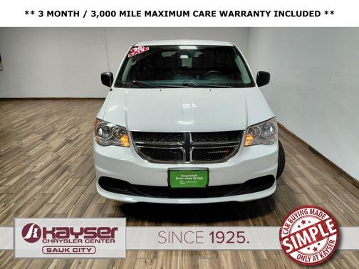White Knuckle Clearcoat 2020 Dodge Grand Caravan SE