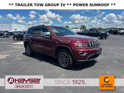 Velvet Red Pearlcoat 2020 Jeep Grand Cherokee Limited