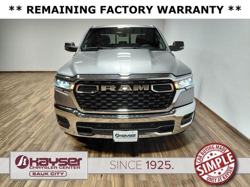 Billet Silver Metallic Clearcoat 2025 RAM 1500 Big Horn/Lone Star