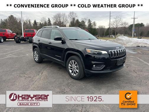 Diamond Black Crystal Pearlcoat 2019 Jeep Cherokee Latitude Plus