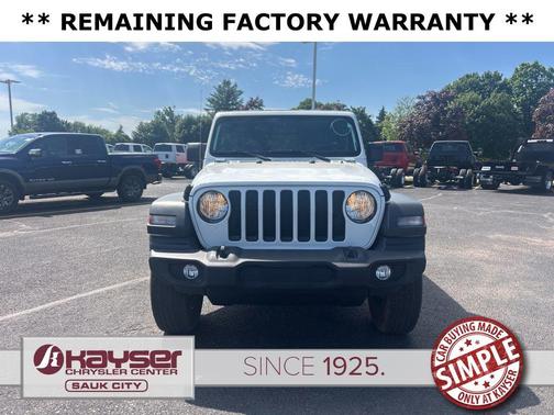 Bright White 2023 Jeep Wrangler Sport
