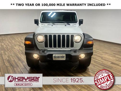 Bright White 2023 Jeep Wrangler Sport