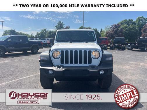 Bright White 2023 Jeep Wrangler Sport