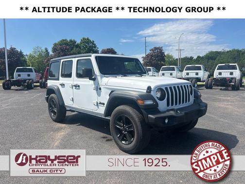 Bright White 2023 Jeep Wrangler Sport
