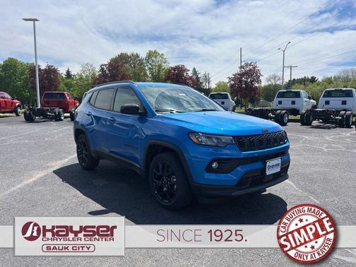 Hydro Blue Pearlcoat 2026 Jeep Compass Latitude