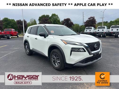 Glacier White 2023 Nissan Rogue S