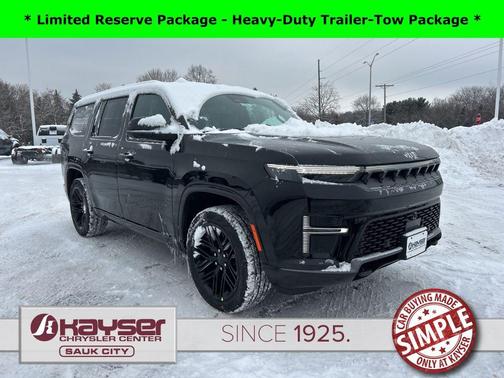 High Gloss Black 2026 Jeep Grand Wagoneer Limited Reserve 4x4