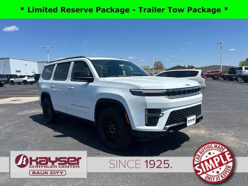 Bright White Clearcoat 2026 Jeep Grand Wagoneer Limited Reserve 4x4
