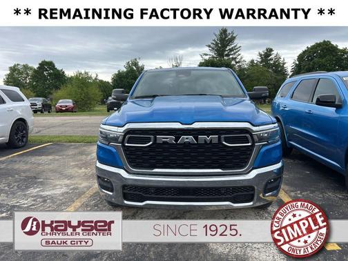 Hydro Blue Pearlcoat 2025 RAM 1500 Big Horn/Lone Star