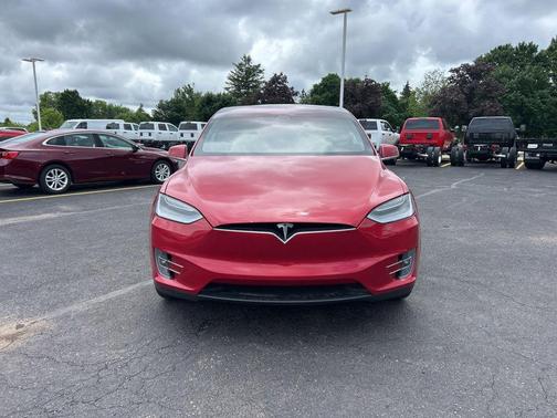 Red Multi-Coat 2021 Tesla Model X Long Range Dual Motor All-Wheel Drive