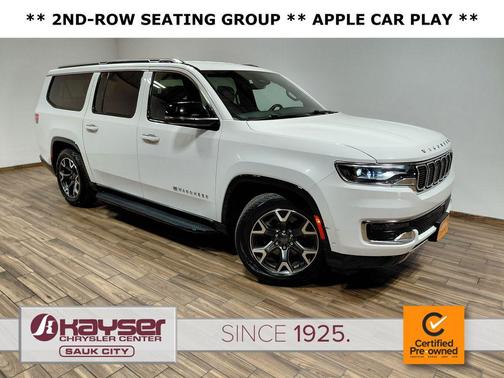 Bright White Clearcoat 2024 Jeep Wagoneer L Series III 4x4