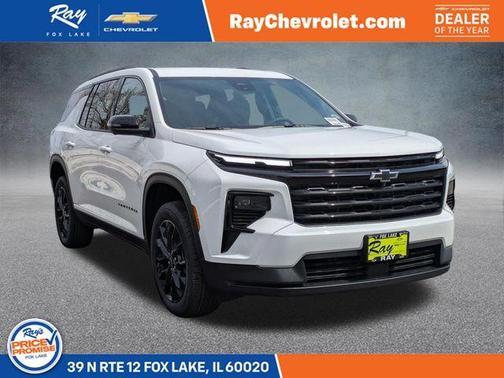 Summit White 2026 Chevrolet Traverse LT
