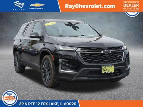 Black Metallic 2023 Chevrolet Traverse RS