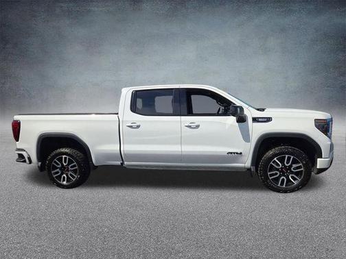 Summit White 2025 GMC Sierra 1500 AT4