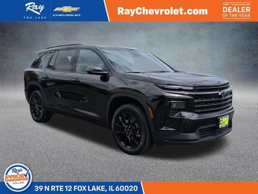 Black Metallic 2024 Chevrolet Traverse LT