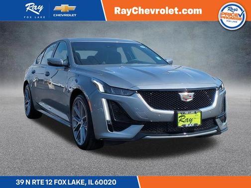 Silver Metallic 2023 Cadillac CT5 Sport AWD