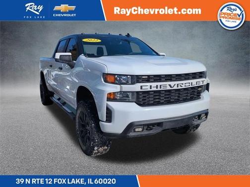 Summit White 2022 Chevrolet Silverado 1500 Limited Custom Truck