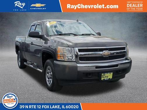 Green Metallic 2011 Chevrolet Silverado 1500 LS
